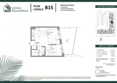 1 pokój, apartament 30,67 m², piętro 2, oferta nr B15, Nowa Palmiarnia, Polanica-Zdrój, ul. Zdrojowa