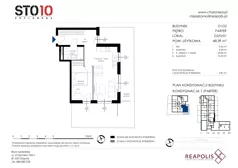 2 pokoje, mieszkanie 48,39 m², parter, oferta nr CH110/M/D2.0.01, STO10 Chylońska - Etap 4, Gdynia, Chylonia, ul. Chylońska 110, 110c