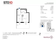 2 pokoje, mieszkanie 37,58 m², parter, oferta nr CH110/M/D2.0.02, STO10 Chylońska - Etap 4, Gdynia, Chylonia, ul. Chylońska 110, 110c