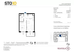 2 pokoje, mieszkanie 39,88 m², piętro 2, oferta nr C1/2/10, STO10 Chylońska, Gdynia, Chylonia, ul. Chylońska 108