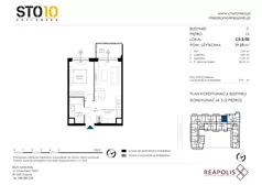 2 pokoje, mieszkanie 39,88 m², piętro 2, oferta nr C2/2/05, STO10 Chylońska, Gdynia, Chylonia, ul. Chylońska 108