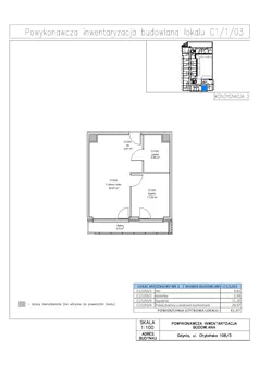 2 pokoje, mieszkanie 41,97 m², piętro 1, oferta nr C1/1/03, STO10 Chylońska, Gdynia, Chylonia, ul. Chylońska 108