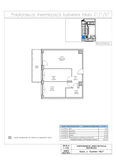 3 pokoje, apartament 56,71 m², piętro 1, oferta nr C1/1/07, STO10 Chylońska, Gdynia, Chylonia, ul. Chylońska 108