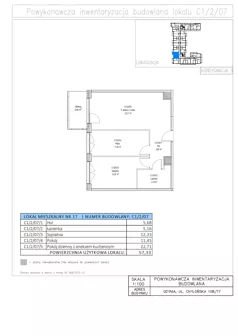 3 pokoje, mieszkanie 57,33 m², piętro 2, oferta nr C1/2/07, STO10 Chylońska, Gdynia, Chylonia, ul. Chylońska 108