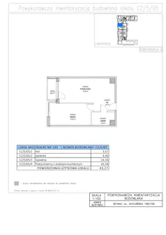 2 pokoje, mieszkanie 43,27 m², piętro 5, oferta nr C2/5/05, STO10 Chylońska, Gdynia, Chylonia, ul. Chylońska 108