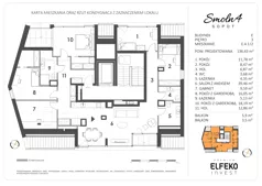5 pokoi, mieszkanie 136,43 m², piętro 3, oferta nr E.4.1/2, Smolna 4, Sopot, Świemirowo, ul. Smolna 4