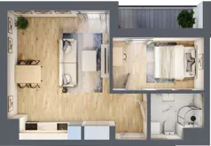 2 pokoje, mieszkanie 42,49 m², piętro 2, oferta nr 5/M18, Nowa Cegielnia, Gorzów Wielkopolski, Janice, ul. Warszawska 185