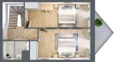 3 pokoje, mieszkanie 43,81 m², parter, oferta nr B/0/10, Ogrodowa 12, Poznań, Stare Miasto, Stare Miasto, ul. Ogrodowa 12