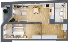 2 pokoje, mieszkanie 53,07 m², parter, oferta nr B/0/12, Ogrodowa 12, Poznań, Stare Miasto, Stare Miasto, ul. Ogrodowa 12