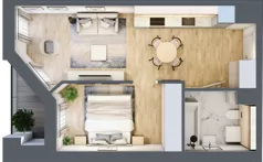 2 pokoje, mieszkanie 39,29 m², parter, oferta nr B/0/3, Ogrodowa 12, Poznań, Stare Miasto, Stare Miasto, ul. Ogrodowa 12