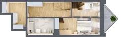 3 pokoje, mieszkanie 166,70 m², piętro 7, oferta nr B/7/5, Ogrodowa 12, Poznań, Stare Miasto, Stare Miasto, ul. Ogrodowa 12