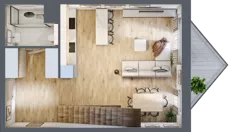 3 pokoje, mieszkanie 99,21 m², piętro 7, oferta nr B/7/7, Ogrodowa 12, Poznań, Stare Miasto, Stare Miasto, ul. Ogrodowa 12