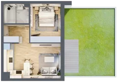 2 pokoje, mieszkanie 35,91 m², piętro 2, oferta nr A23, Osiedle Wajdy 20, Kutno, ul. Andrzeja Wajdy 20