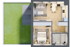 2 pokoje, mieszkanie 35,91 m², parter, oferta nr A06, Osiedle Wajdy 20, Kutno, ul. Andrzeja Wajdy 20