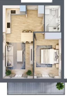 2 pokoje, mieszkanie 39,96 m², piętro 1, oferta nr A10, Dąbrowskiego 9, Szczecin, Zachód, Nowe Miasto, ul. Dąbrowskiego / Piekary