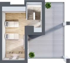 4 pokoje, penthouse 85,45 m², piętro 4, oferta nr A30, Dąbrowskiego 9, Szczecin, Zachód, Nowe Miasto, ul. Dąbrowskiego / Piekary