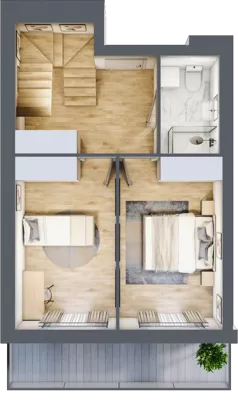 3 pokoje, mieszkanie 73,20 m², piętro 4, oferta nr A33, Dąbrowskiego 9, Szczecin, Zachód, Nowe Miasto, ul. Dąbrowskiego / Piekary