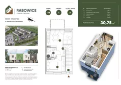 2 pokoje, mieszkanie 30,75 m², piętro 1, oferta nr 13B, Rabowice Park, Rabowice, ul. Dębowa