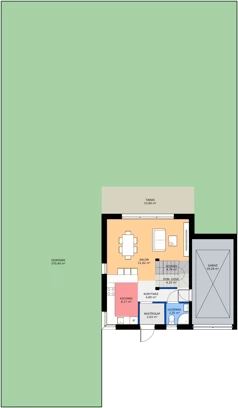 Dom 105,76 m², oferta nr 5A, Łomianki Park, Łomianki Dolne, ul. Łużycka 11