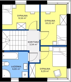 Dom 88,05 m², oferta nr 1B, Łomianki Park, Łomianki Dolne, ul. Łużycka 11