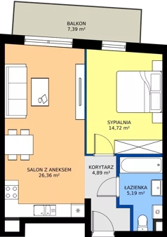 2 pokoje, mieszkanie 51,16 m², piętro 2, oferta nr M17, Villa Austeria, Nowy Dwór Mazowiecki, Kępa Nowodworska, Kępa Nowodworska, ul. Przejazd 2