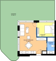 2 pokoje, lokal inwestycyjny 41,10 m², parter, oferta nr A01, Tatrzański Resort, Białka Tatrzańska, ul. Środkowa 75