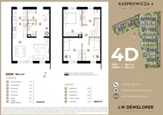 Dom 96,40 m², oferta nr 4D, Osiedle Kasprowicza 4 - domy, Łódź, Widzew, Nowosolna, ul. Kasprowicza 4
