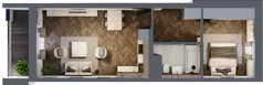 2 pokoje, mieszkanie 46,05 m², parter, oferta nr 3-1, Fromborska, Elbląg, Nad Jarem, ul. Fromborska 2B
