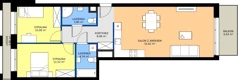 3 pokoje, mieszkanie 71,42 m², piętro 1, oferta nr B.1.M10, Cynamonowa Ursynów, Warszawa, Ursynów, Ursynów Centrum, ul. Cynamonowa 23