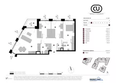 4 pokoje, mieszkanie 81,47 m², piętro 1, oferta nr A.1.M01, Cynamonowa Ursynów, Warszawa, Ursynów, Ursynów Centrum, ul. Cynamonowa 23