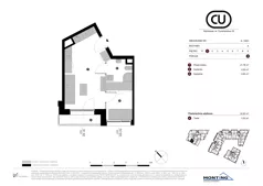 2 pokoje, apartament 32,63 m², piętro 1, oferta nr A.1.M03, Cynamonowa Ursynów, Warszawa, Ursynów, Ursynów Centrum, ul. Cynamonowa 23