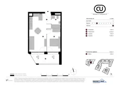 2 pokoje, mieszkanie 39,08 m², piętro 2, oferta nr A.2.M06, Cynamonowa Ursynów, Warszawa, Ursynów, Ursynów Centrum, ul. Cynamonowa 23