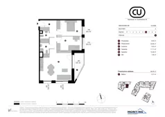 3 pokoje, mieszkanie 68,55 m², piętro 6, oferta nr A.6.M06, Cynamonowa Ursynów, Warszawa, Ursynów, Ursynów Centrum, ul. Cynamonowa 23