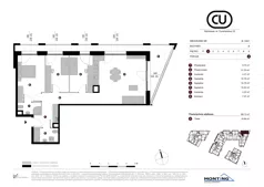 4 pokoje, mieszkanie 89,13 m², piętro 1, oferta nr B.1.M01, Cynamonowa Ursynów, Warszawa, Ursynów, Ursynów Centrum, ul. Cynamonowa 23