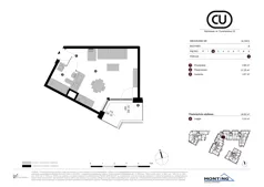 1 pokój, mieszkanie 28,92 m², piętro 2, oferta nr B.2.M12, Cynamonowa Ursynów, Warszawa, Ursynów, Ursynów Centrum, ul. Cynamonowa 23
