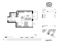 2 pokoje, mieszkanie 42,28 m², piętro 2, oferta nr B.2.M17, Cynamonowa Ursynów, Warszawa, Ursynów, Ursynów Centrum, ul. Cynamonowa 23