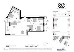 4 pokoje, mieszkanie 103,06 m², piętro 6, oferta nr B.6.M08, Cynamonowa Ursynów, Warszawa, Ursynów, Ursynów Centrum, ul. Cynamonowa 23