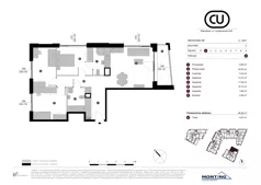 4 pokoje, mieszkanie 86,36 m², piętro 1, oferta nr C.1.M01, Cynamonowa Ursynów, Warszawa, Ursynów, Ursynów Centrum, ul. Cynamonowa 23