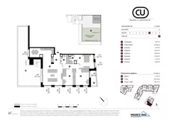 4 pokoje, mieszkanie 110,36 m², piętro 6, oferta nr C.6.M02, Cynamonowa Ursynów, Warszawa, Ursynów, Ursynów Centrum, ul. Cynamonowa 23