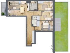 4 pokoje, mieszkanie 75,19 m², parter, oferta nr M2, Aleja Krakowska 201, Warszawa, Włochy, Raków, al. Krakowska 201