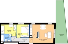3 pokoje, mieszkanie 53,58 m², parter, oferta nr K3.04, Korkowa 146, Warszawa, Wawer, ul. Korkowa 146