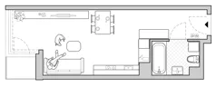 1 pokój, mieszkanie 27,73 m², piętro 3, oferta nr A/BP-M48, Baja Piaśniki, Świętochłowice, ul. Sudecka 10