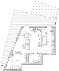 3 pokoje, mieszkanie 58,32 m², piętro 1, oferta nr A/CO-M1, Cosmo, Chorzów, Centrum, Klimzowiec, ul. Astrów 10