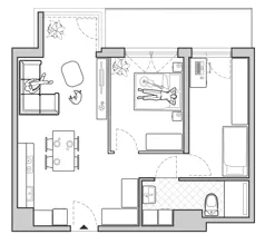 3 pokoje, mieszkanie 55,04 m², piętro 1, oferta nr A/BP-M68, Baja Piaśniki, Świętochłowice, ul. Sudecka 10