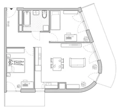 3 pokoje, apartament 66,85 m², piętro 1, oferta nr A/BP-M26, Baja Piaśniki, Świętochłowice, ul. Sudecka 10
