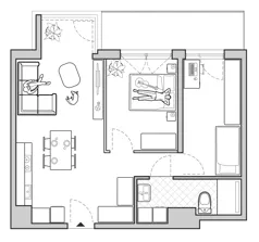 3 pokoje, mieszkanie 55,04 m², piętro 3, oferta nr A/BP-M78, Baja Piaśniki, Świętochłowice, ul. Sudecka 10