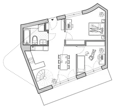 4 pokoje, mieszkanie 87,59 m², parter, oferta nr A/BP-M83, Baja Piaśniki, Świętochłowice, ul. Sudecka 10