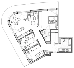 4 pokoje, mieszkanie 95,57 m², parter, oferta nr A/BP-M04, Baja Piaśniki, Świętochłowice, ul. Sudecka 10