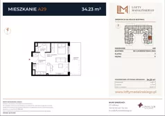 1 pokój, mieszkanie 32,50 m², parter, oferta nr A5, Lofty Madalińskiego, Kraków, Dębniki, Kobierzyn, ul. Kobierzyńska 216 A-D