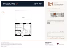 2 pokoje, mieszkanie 32,46 m², parter, oferta nr D4, Lofty Madalińskiego, Kraków, Dębniki, Kobierzyn, ul. Kobierzyńska 216 A-D